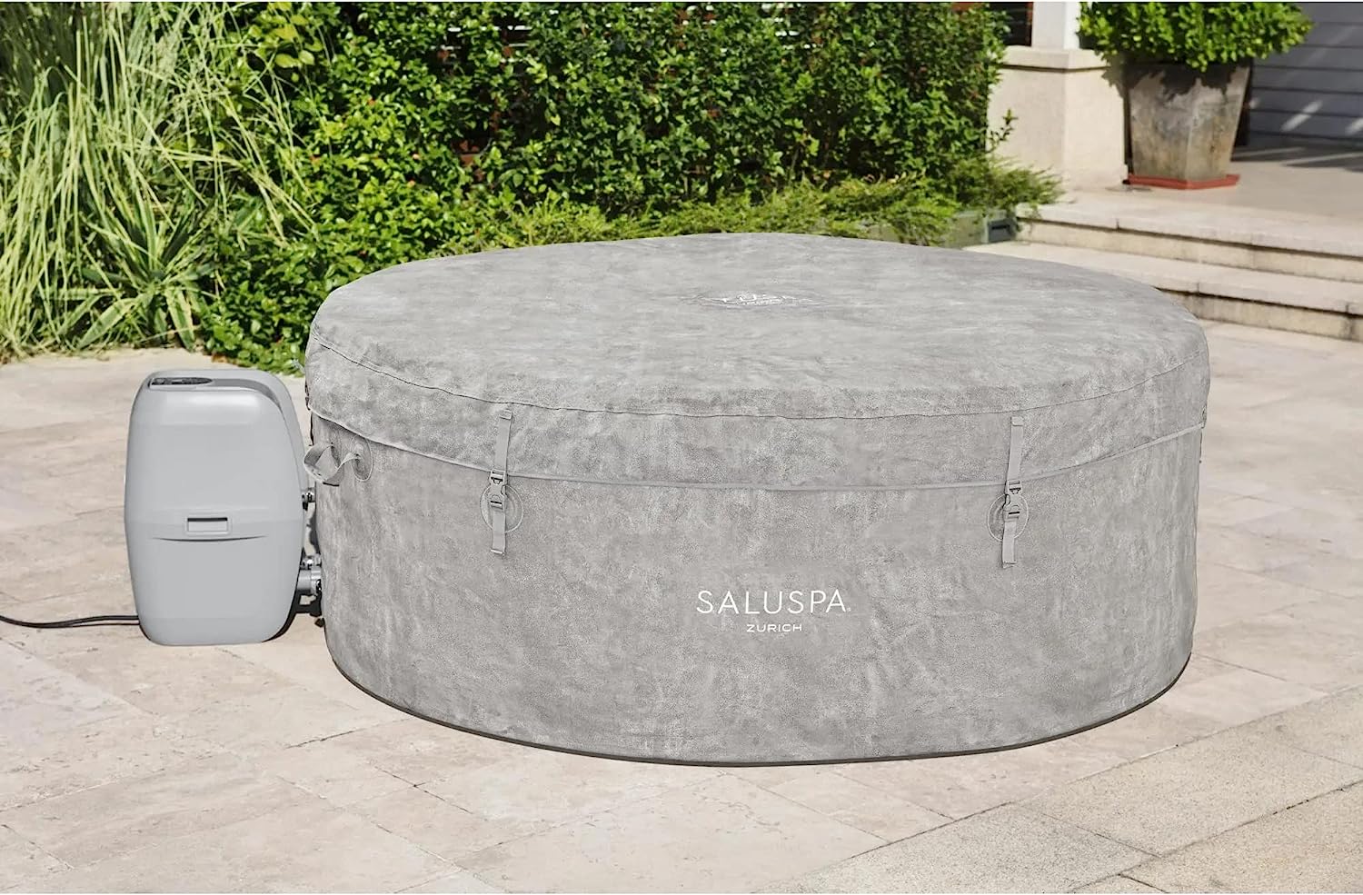 Zurich SaluSpa 2 4 Person Inflatable Round Outdoor Hot Tub zurich-saluspa-2-4-person-inflatable-round-outdoor-hot-tub