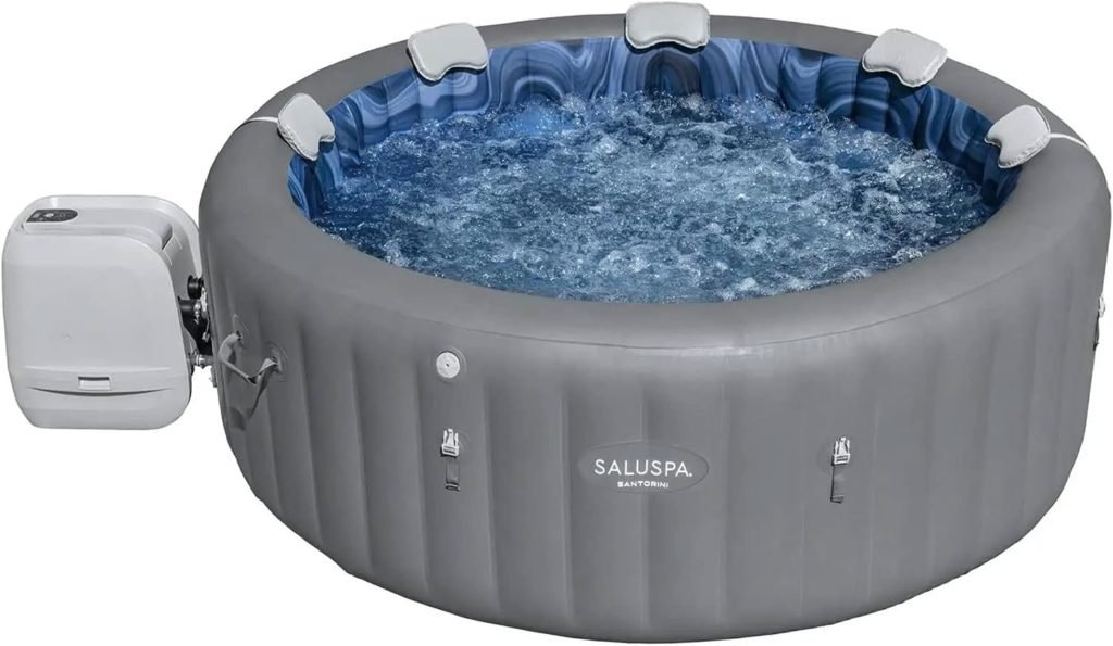 Santorini HydroJet Hot Tub | SaluSpa Canada | Bestway Spa