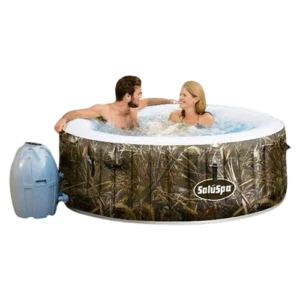 SaluSpa Realtree Inflatable Hot Tub - Camoflauge Brown