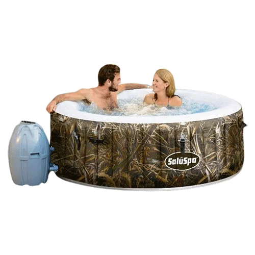 SaluSpa Realtree Inflatable Hot Tub - Camoflauge Brown