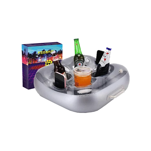 Floating Drink Holder for Hot Tub Large Capacity Drink Float with 6 Storage Holes