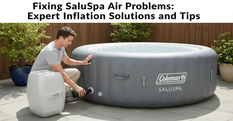 Fixing SaluSpa Air Problems