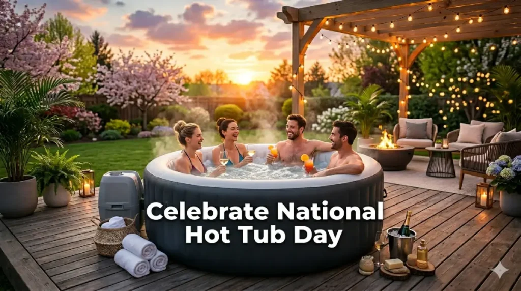 Celebrate National Hot Tub Day